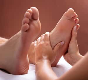 ayurvedic foot massage