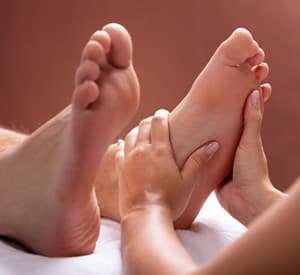 ayurvedic foot massage
