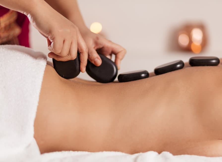 Hot stone massage